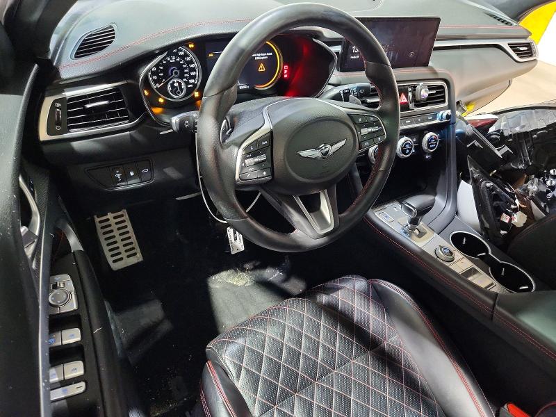 2022 Genesis G70 VIN KMTG54TE9NU097859 COPART salvage auction — ALL OVER, Nh - Cert Of Title-Salvage, sold $8,600 on 2026-07-02 (photo 8)