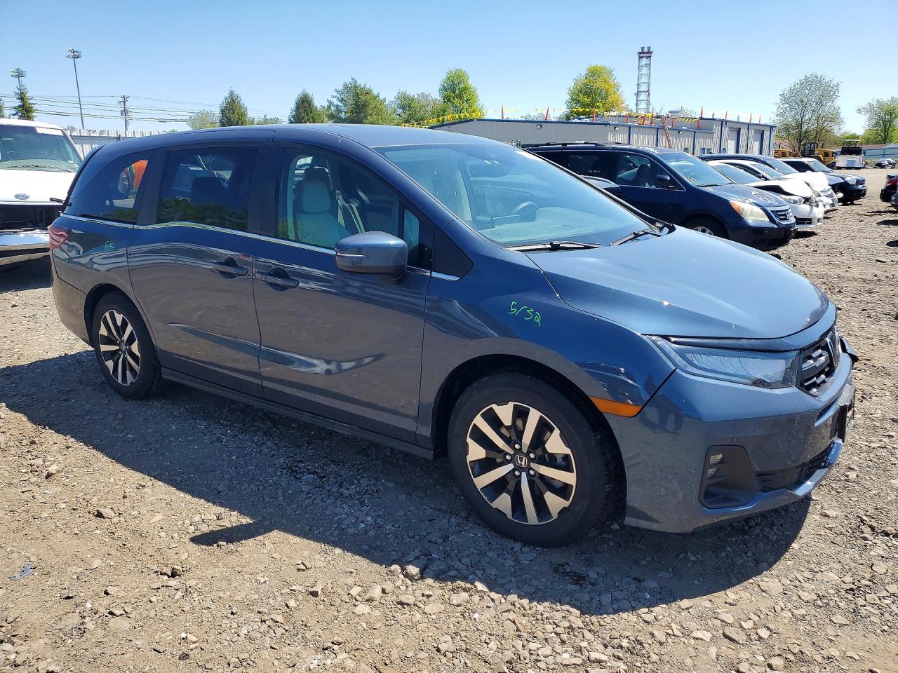 2025 Honda Odyssey VIN 5FNRL6H60SB004824 COPART salvage auction — Rear End, MD - CERT OF SALVAGE < 75% DAMAGE, sold $11,700 on 2026-06-08 (photo 4)