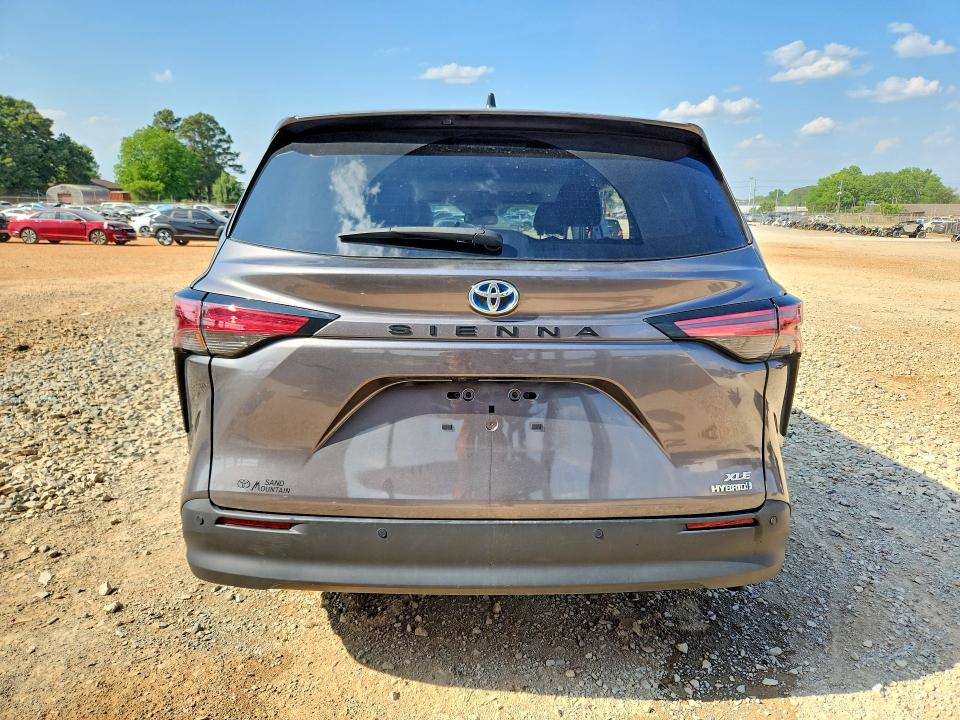 2022 Toyota Sienna VIN 5TDYRKEC1NS125391 COPART salvage auction — SIDE, Al - Cert Of Title-Salvage Title, sold $17,000 on 2026-07-15 (photo 6)