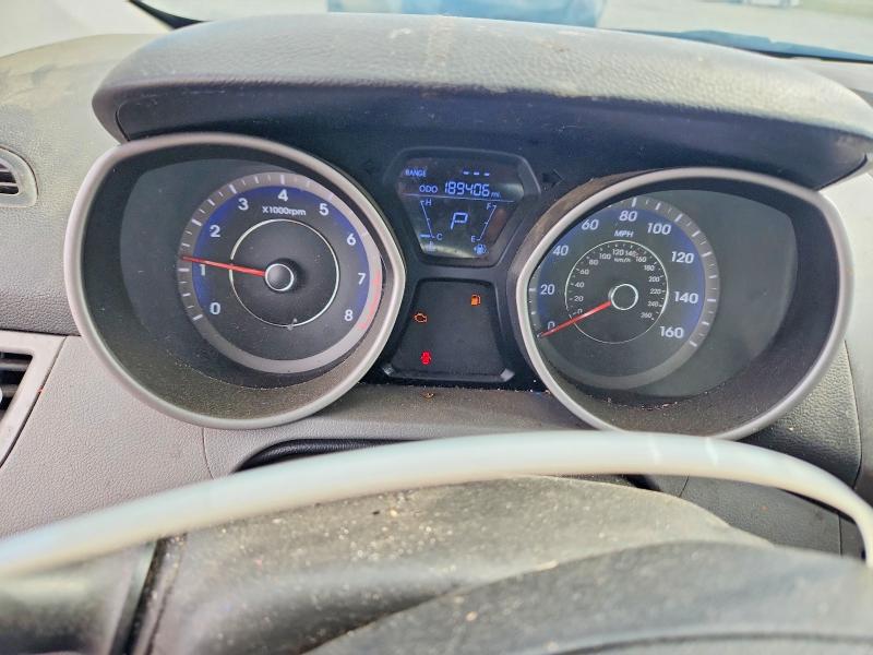 2012 Hyundai Elantra VIN KMHDH4AE2CU241045 COPART salvage auction — FRONT END, Ga - Cert Of Title-Salvage, sold $650 on 2026-07-07 (photo 9)