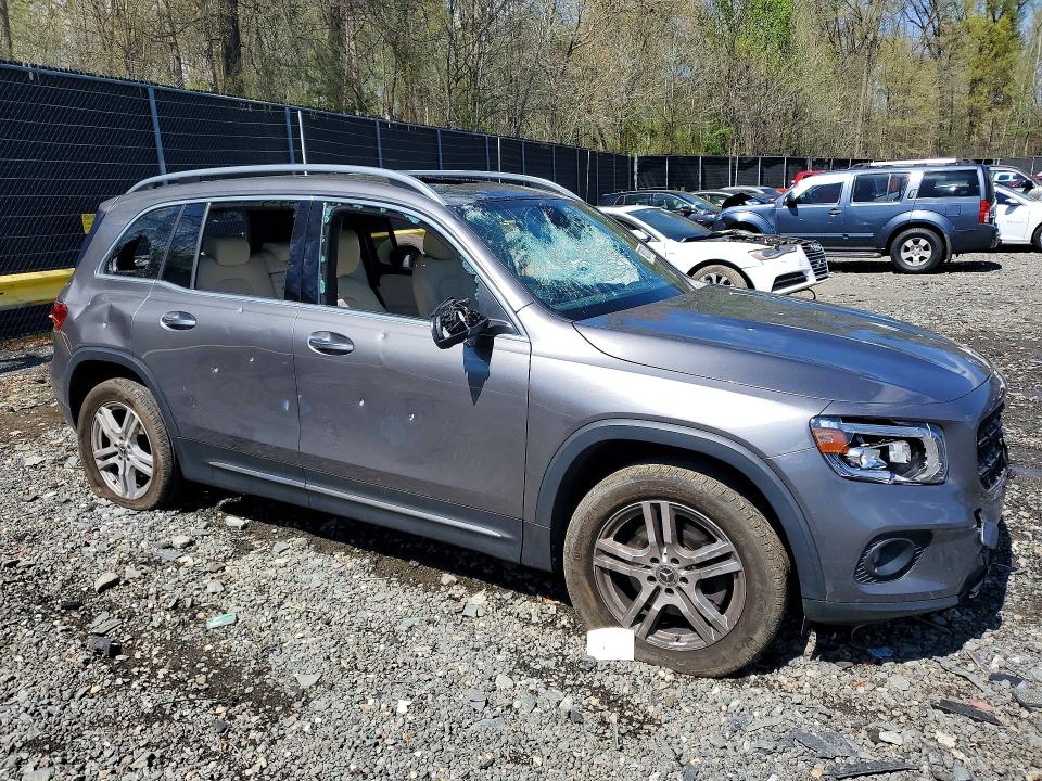 2020 Mercedes-benz Glb VIN W1N4M4HB0LW043945 COPART salvage auction — VANDALISM, Md - Cert Of Salvage > 75% Damage, sold $2,400 on 2026-07-28 (photo 4)