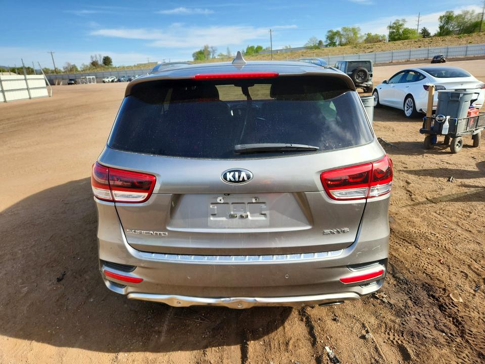 2018 Kia Sorento VIN 5XYPKDA54JG377842 COPART salvage auction — FRONT END, Salvage Title, sold $2,050 on 2026-07-20 (photo 6)