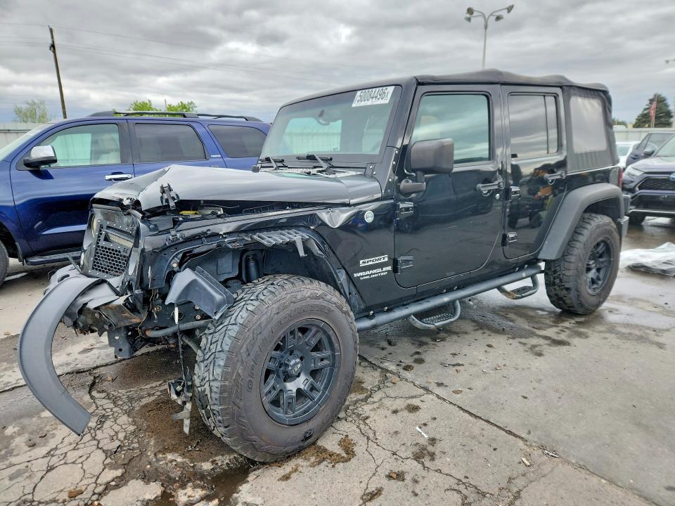 2017 Jeep Wrangler / VIN 1C4BJWDG5HL507101 COPART salvage auction — FRONT END, Nc - Salvage Cert-Rebuilt, sold $4,100 on 2026-07-20 (photo 1)