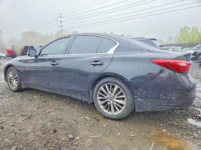 2018 Infiniti Q50 VIN JN1EV7AR1JM432056 COPART salvage auction — SIDE, Md - Cert Of Salvage > 75% Damage, sold $2,350 on 2026-07-24 (photo 2)