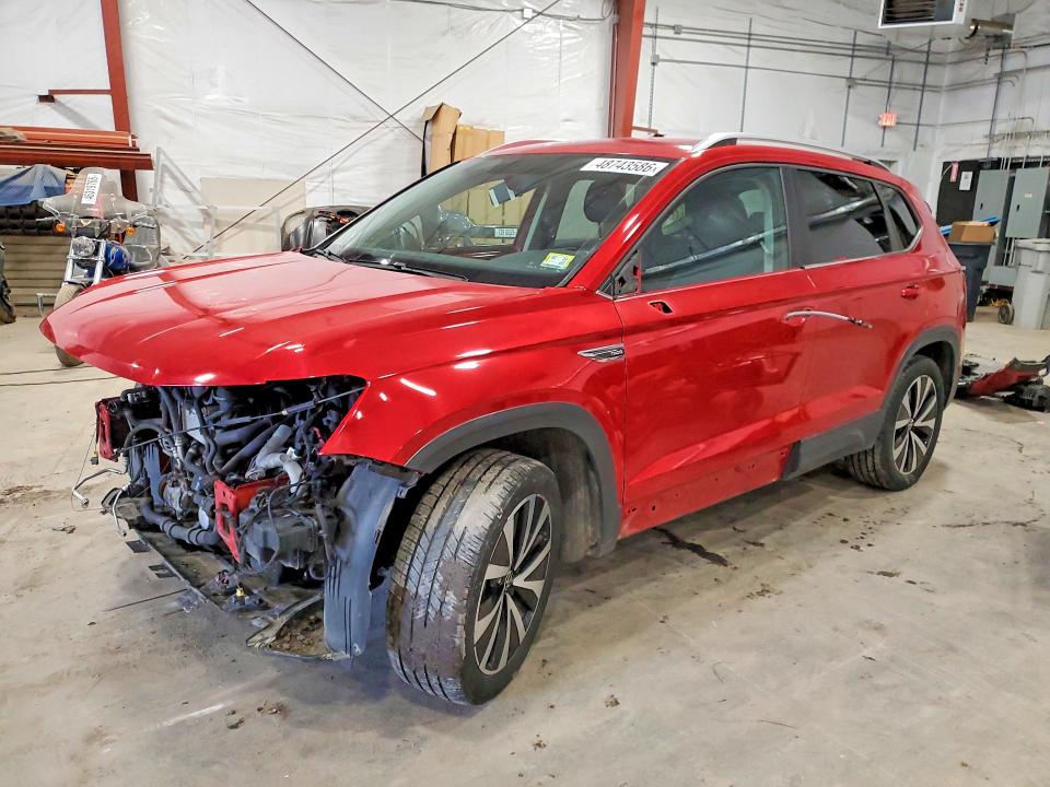 2022 Volkswagen Taos VIN 3VVWX7B26NM037718 COPART salvage auction — FRONT END, Wv - Salvage Certificate, sold $3,850 on 2026-08-19 (photo 1)