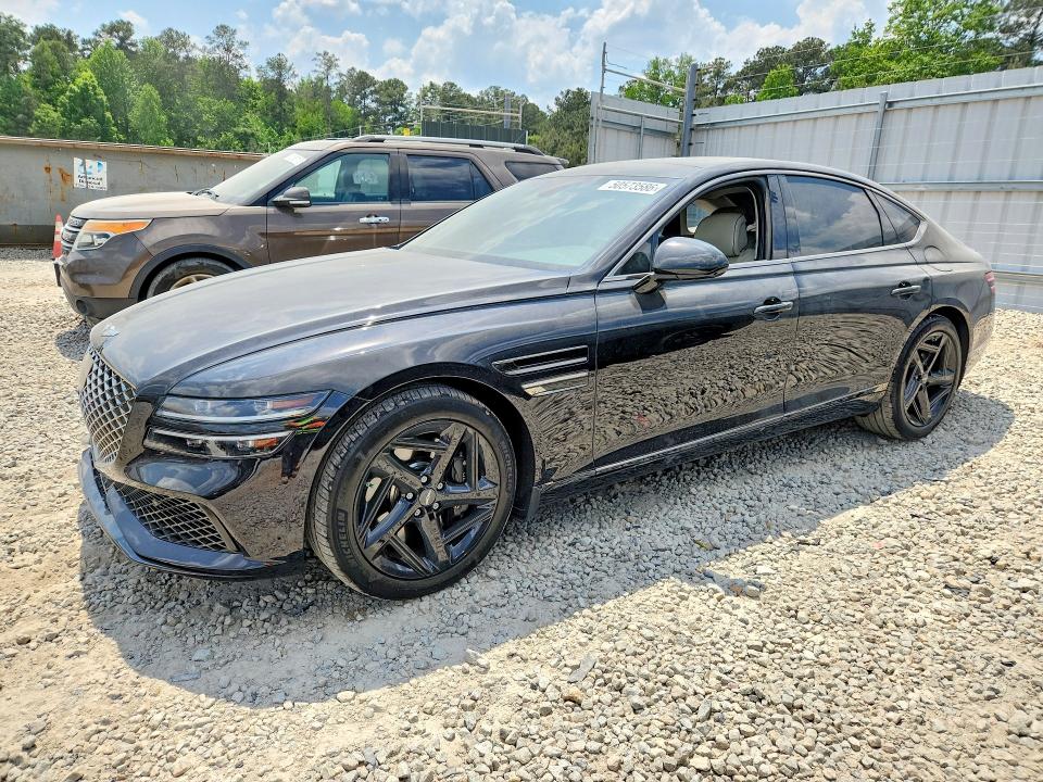 2024 Genesis G80 VIN KMTGB4SD7RU221635 COPART salvage auction — FRONT END, GA - CERT OF TITLE-SALVAGE, sold $17,000 on 2026-07-09 (photo 1)