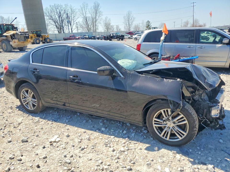 2013 Infiniti G VIN JN1CV6AR2DM350553 COPART salvage auction — FRONT END, Mi - Certificate Of Title, sold $175 on 2026-07-23 (photo 4)