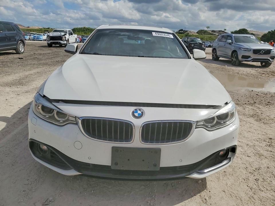 2016 BMW 4er VIN WBA4C9C59GG137151 COPART salvage auction — WATER/FLOOD, Oh - Cert Of Title-Salvage, sold $2,200 on 2026-07-23 (photo 5)