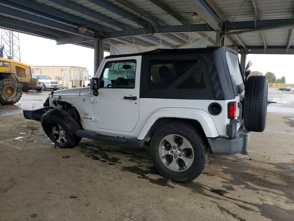 2017 Jeep Wrangler / VIN 1C4AJWBG7HL669018 COPART salvage auction — UNDERCARRIAGE, Ca - Salvage Certificate, sold $4,350 on 2026-07-09 (photo 2)