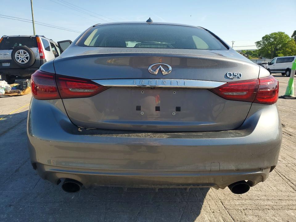 2019 Infiniti Q50 VIN JN1EV7AP1KM518192 COPART salvage auction — MINOR DENT/SCRATCHES, Tn - Salvage Certificate, sold $2,200 on 2026-07-22 (photo 6)