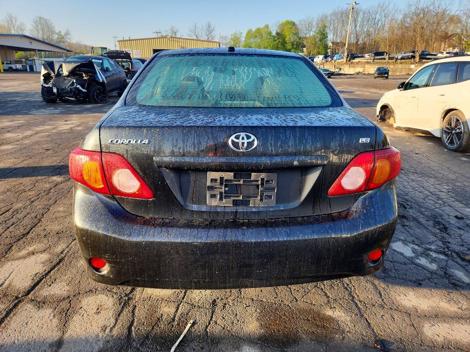 2009 Toyota Corolla VIN JTDBL40E49J006913 COPART salvage auction — FRONT END, Ny - Certificate Of Title, sold $1,100 on 2026-07-28 (photo 6)