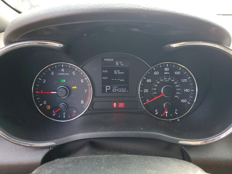 2016 Kia Forte VIN KNAFK4A60G5618590 COPART salvage auction — FRONT END, Md - Cert Of Salvage > 75% Damage, sold $1,150 on 2026-07-20 (photo 9)