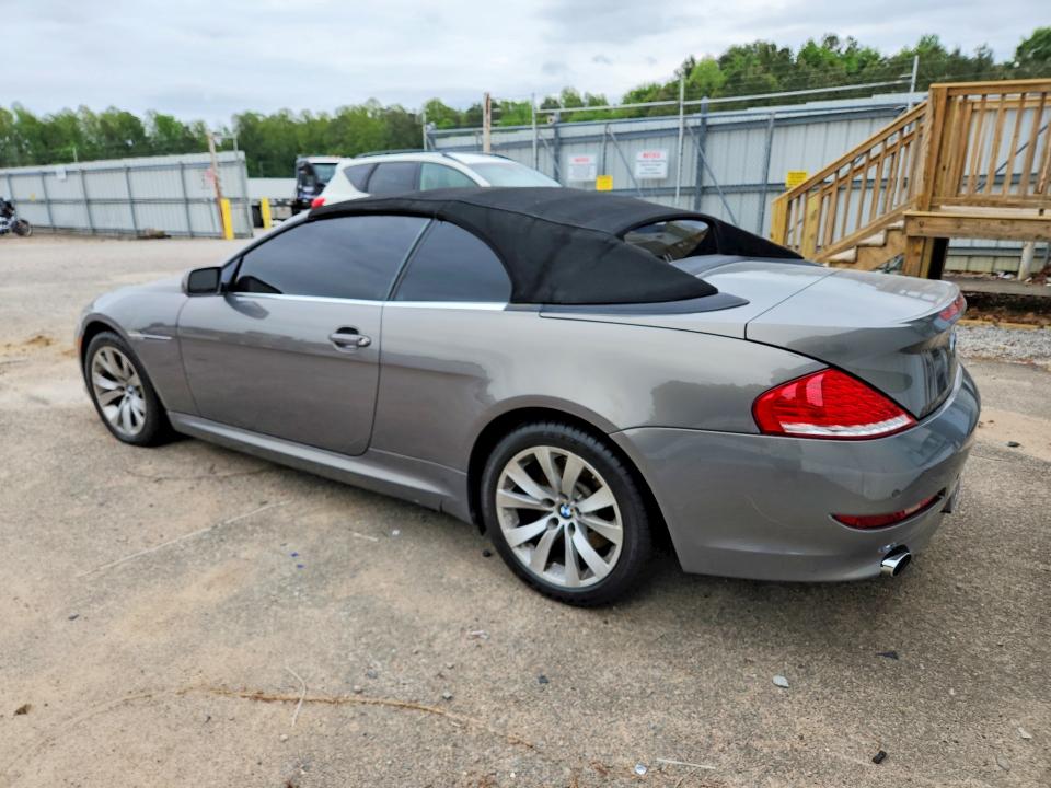 2008 BMW 6er VIN WBAEB535X8CX62943 COPART salvage auction — MECHANICAL, Va - Cert Of Title - Salvage, sold $475 on 2026-07-20 (photo 2)