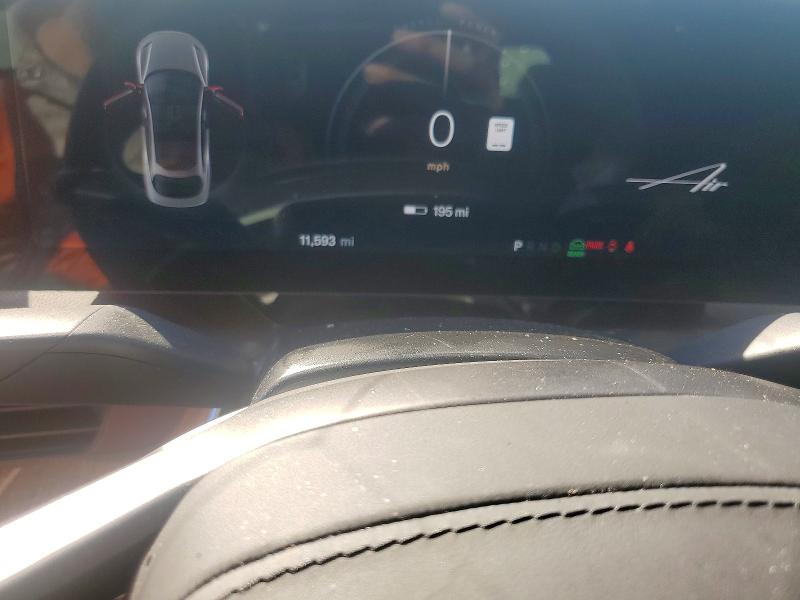 2025 Lucid Air VIN 50EA1TEA5SA001111 COPART salvage auction — ROOF, Oh - Cert Of Title-Salvage, sold $15,000 on 2026-08-28 (photo 9)