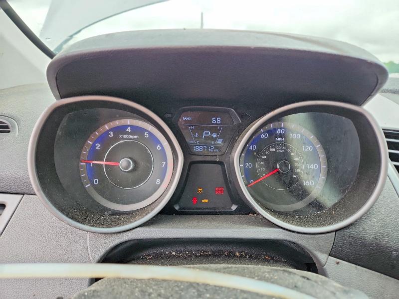 2016 Hyundai Elantra VIN KMHDH4AEXGU524962 COPART salvage auction — FRONT END, Nc - Salvage Certificate Of Title, sold $175 on 2026-07-29 (photo 9)