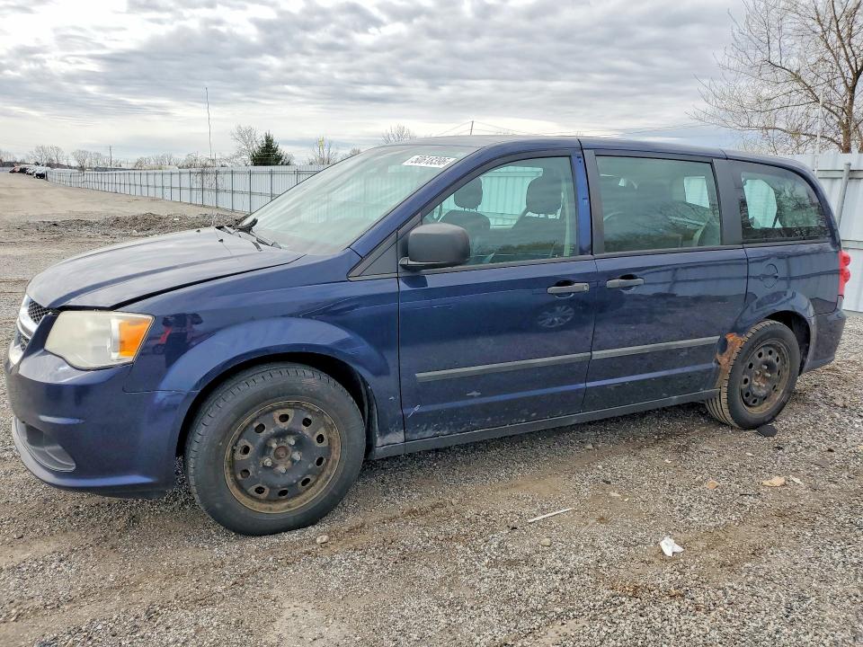 2014 Dodge VIN 2C4RDGBG4ER172897 COPART salvage auction — SIDE, On - Permit No Brand - Unfit, sold $425 on 2026-07-02 (photo 1)