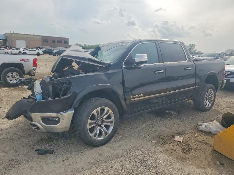 2022 Ram 1500 VIN 1C6SRFHM8NN421538 COPART salvage auction — FRONT END, Ks - Cert Of Title-Salvage, sold $7,600 on 2026-07-02 (photo 1)