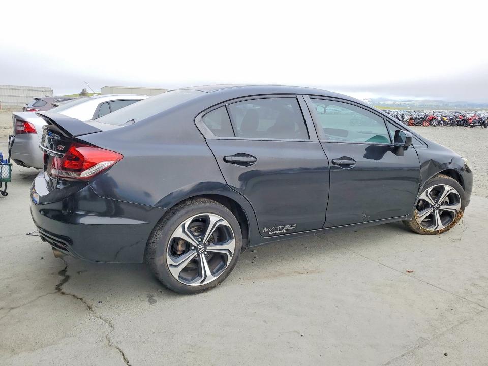 2014 Honda Civic VIN 2HGFB6E52EH702384 COPART salvage auction — FRONT END, Ca - Salvage Certificate, sold $50 on 2026-08-20 (photo 3)