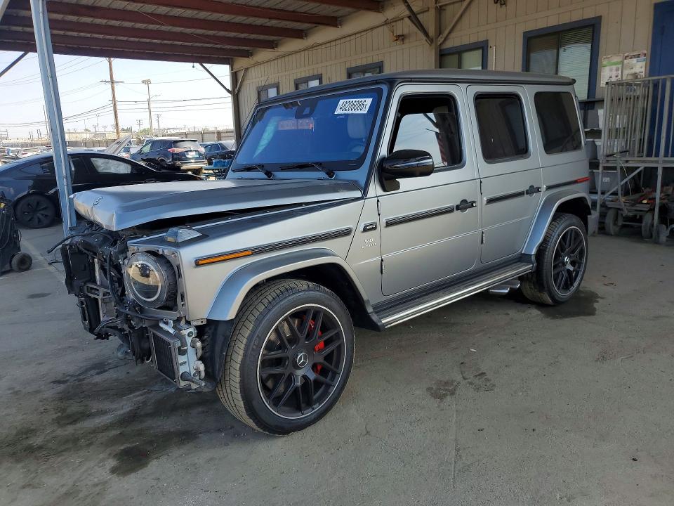 2020 Mercedes-benz G-klasse VIN W1NYC7HJ9LX355608 COPART salvage auction — FRONT END, Ca - Salvage Certificate, sold $68,000 on 2026-07-02 (photo 1)