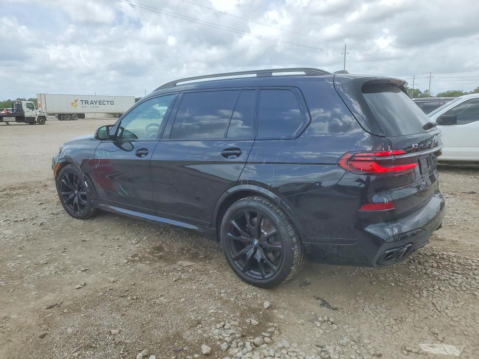 2025 BMW X7 VIN 5UX33EM02S9X77515 COPART salvage auction — SIDE, Tx - Salvage Vehicle Title, sold $44,250 on 2026-07-09 (photo 2)