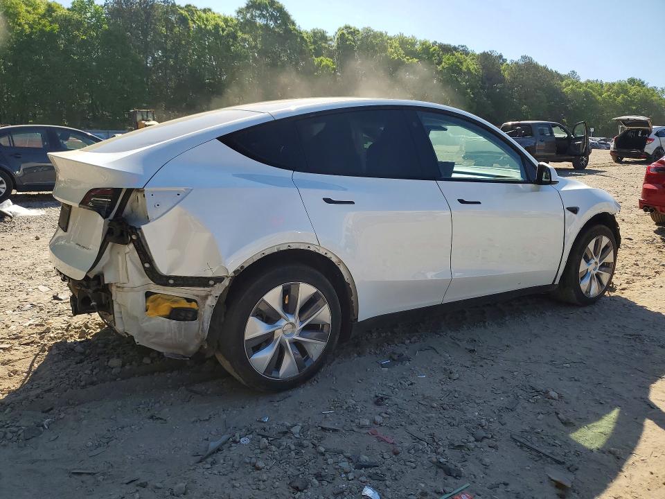 2023 Tesla Model y VIN 7SAYGDEE2PA078818 COPART salvage auction — FRONT END, Nc - Salvage Certificate Of Title, sold $9,800 on 2026-07-17 (photo 3)