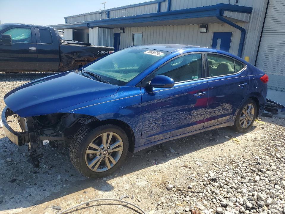 2017 Hyundai Elantra VIN 5NPD84LF6HH115542 COPART salvage auction — FRONT END, Il - Salvage Certificate, sold $1,250 on 2026-07-02 (photo 1)