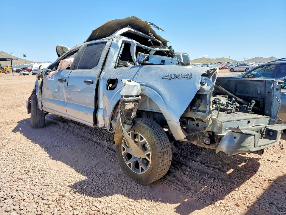 2025 Ford F-150 VIN 1FTEW2LP3SKD31784 COPART salvage auction — ROLLOVER, Id - Salvage Certificate Of Title, sold $2,400 on 2026-07-09 (photo 2)