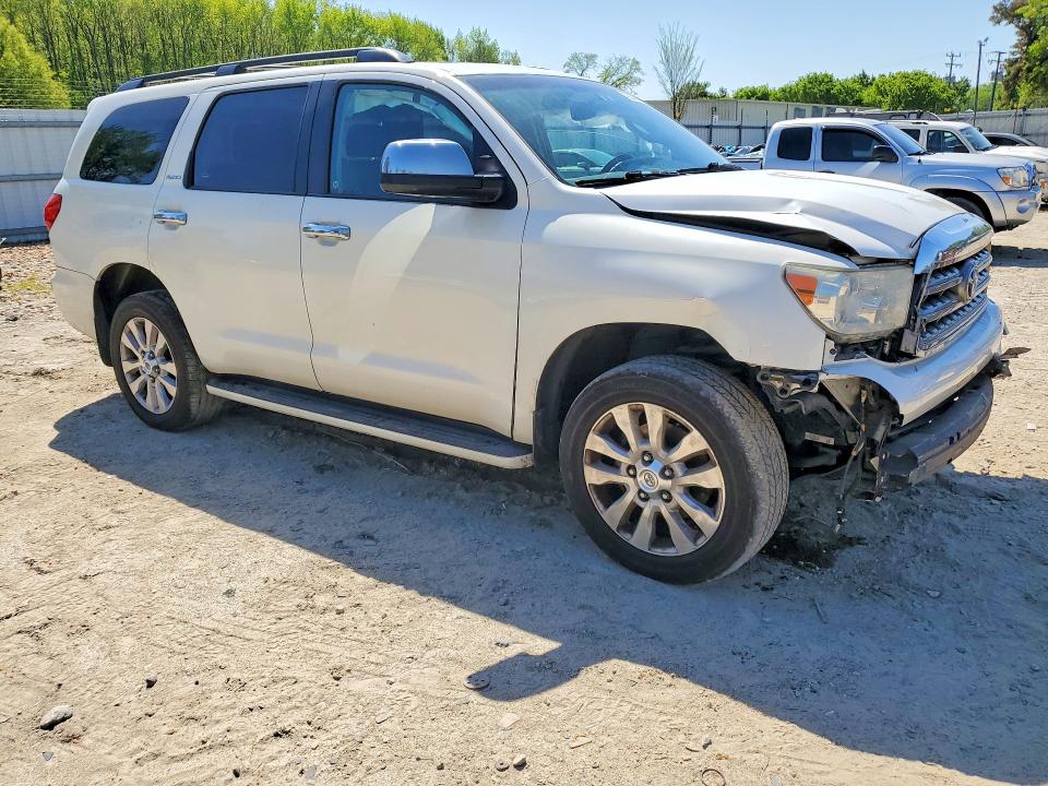 2015 Toyota Sequoia VIN 5TDDW5G14FS117453 COPART salvage auction — FRONT END, Va - Cert Of Title - Salvage, sold $6,500 on 2026-07-14 (photo 4)
