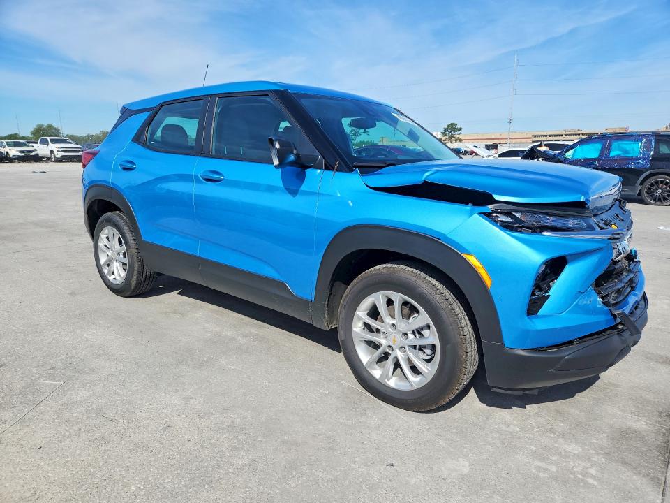 2026 Chevrolet Trailblazer VIN KL79MMSP9TB123850 COPART salvage auction — FRONT END, La - Cert Of Title-Salvage, sold $7,200 on 2026-07-08 (photo 4)