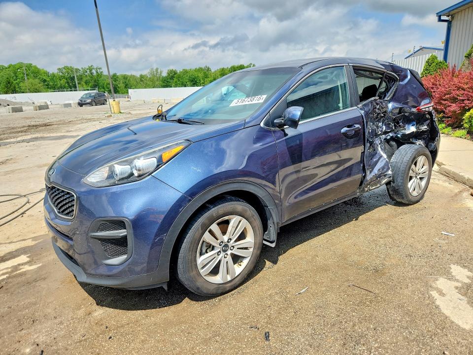 2017 Kia Sportage VIN KNDPM3AC7H7177094 COPART salvage auction — SIDE, Ky - Bill Of Sale/Part Only/No Titl, sold $1,850 on 2026-07-02 (photo 1)