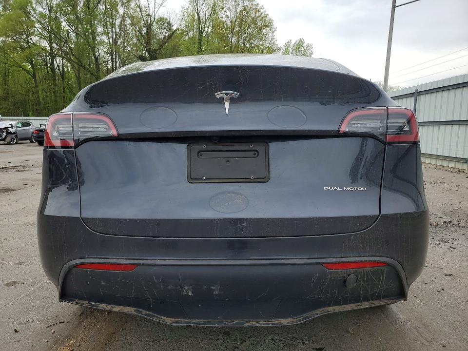 2025 Tesla Model y VIN 7SAYGDEE6SA361344 COPART salvage auction — FRONT END, Nj - Cert Of Title-Salvage, sold $12,300 on 2026-07-14 (photo 6)