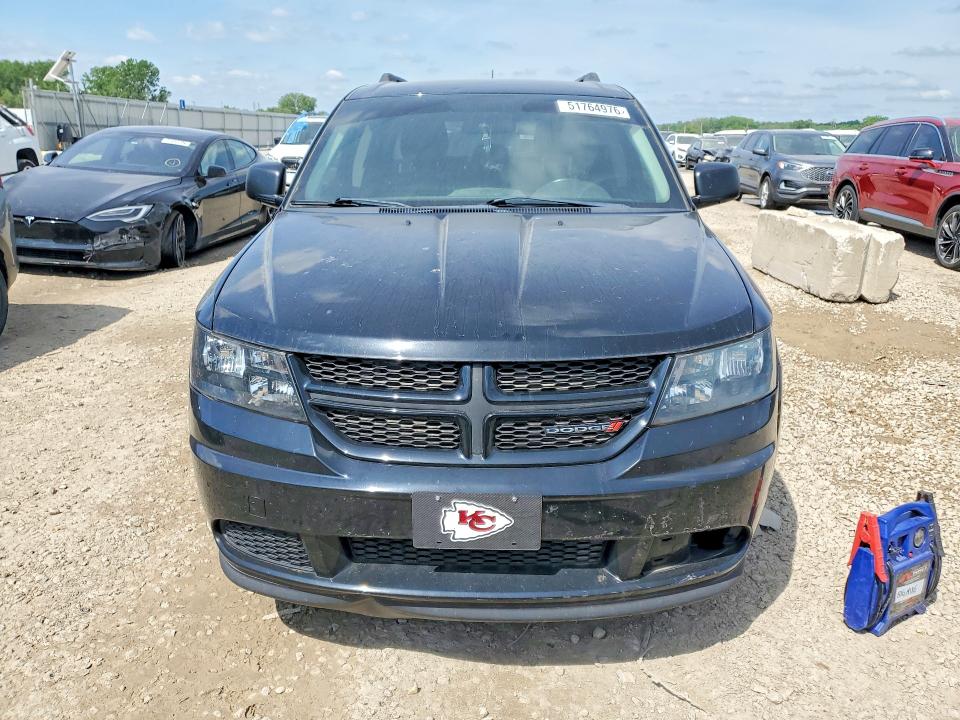2018 Dodge Journey VIN 3C4PDCAB7JT347494 COPART salvage auction — HAIL, Ks - Cert Of Title-Salvage, sold $2,300 on 2026-07-09 (photo 5)