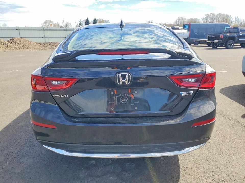 2020 Honda Insight VIN 19XZE4F96LE013045 COPART salvage auction — REAR END, Or - Salvage Title Certificate, sold $7,600 on 2026-08-19 (photo 6)