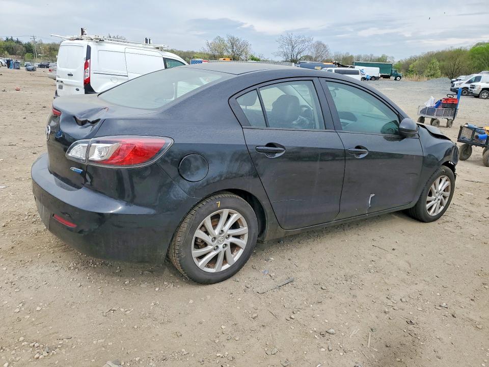 2012 Mazda 3 VIN JM1BL1W72C1642034 COPART salvage auction — FRONT END, Md - Cert Of Salvage > 75% Damage, sold $375 on 2026-07-14 (photo 3)