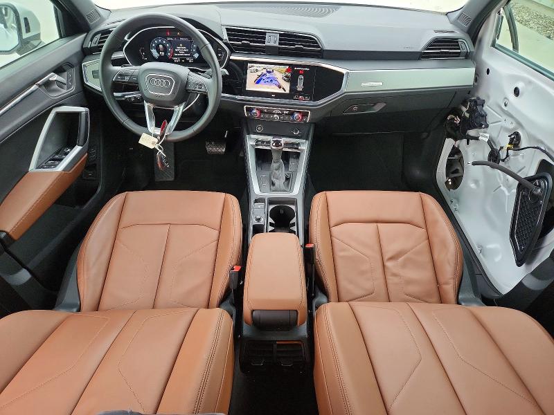 2025 Audi Q3 VIN WA1DECF31S1081734 COPART salvage auction — FRONT END, Tx - Salvage Vehicle Title, sold $12,500 on 2026-07-10 (photo 8)
