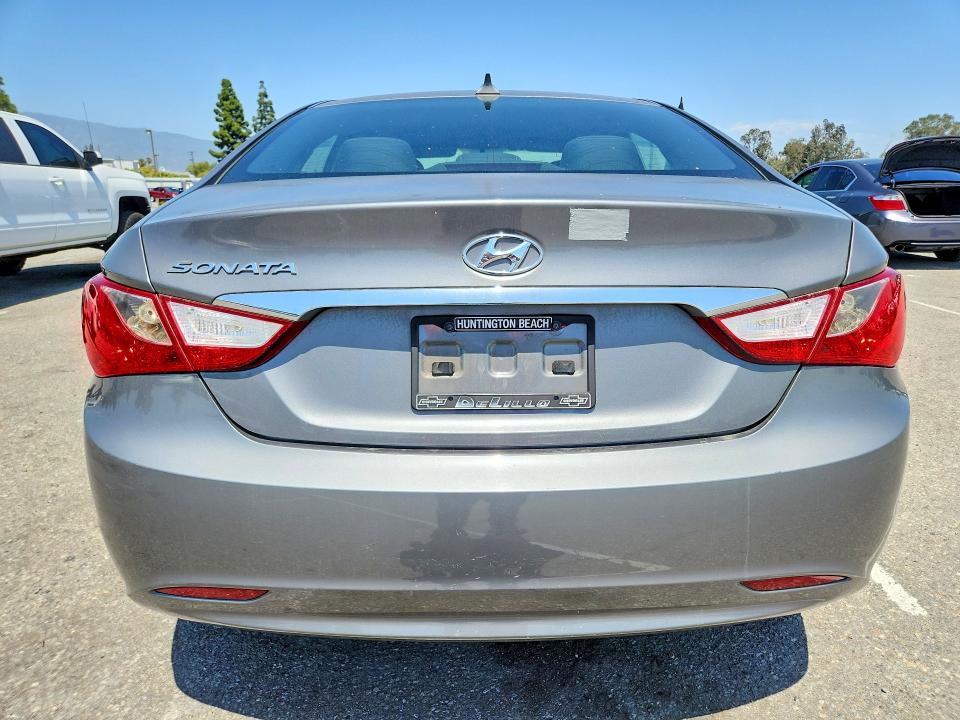 2012 Hyundai Sonata VIN 5NPEB4ACXCH502375 COPART salvage auction — FRONT END, Ca - Salvage Certificate, sold $875 on 2026-07-07 (photo 6)