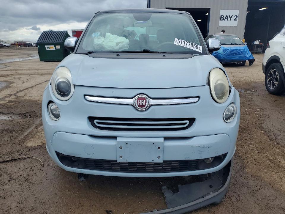 2014 Fiat 500 VIN ZFBCFACHXEZ029627 COPART salvage auction — FRONT END, Il - Salvage Certificate, sold $300 on 2026-07-16 (photo 5)