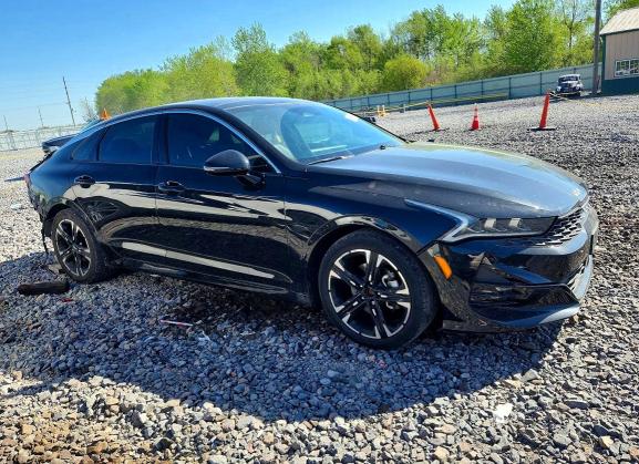 2022 Kia K5 VIN 5XXG64J24NG121480 COPART salvage auction — FRONT END, Il - Salvage Certificate, sold $5,700 on 2026-07-27 (photo 4)