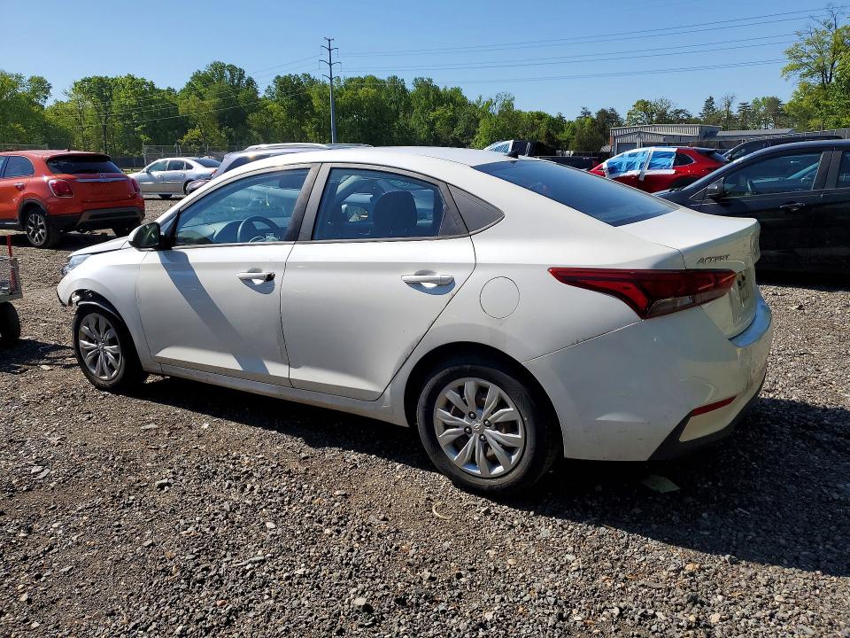 2020 Hyundai Accent VIN 3KPC24A62LE113395 COPART salvage auction — FRONT END, Md - Cert Of Salvage > 75% Damage, sold $2,000 on 2026-07-10 (photo 2)