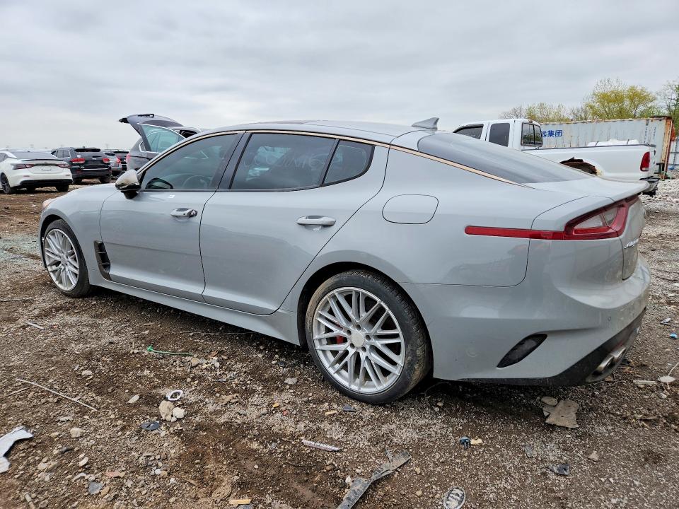 2018 Kia Stinger VIN KNAE45LC5J6036520 COPART salvage auction — FRONT END, Il - Salvage Certificate, sold $3,600 on 2026-07-10 (photo 2)