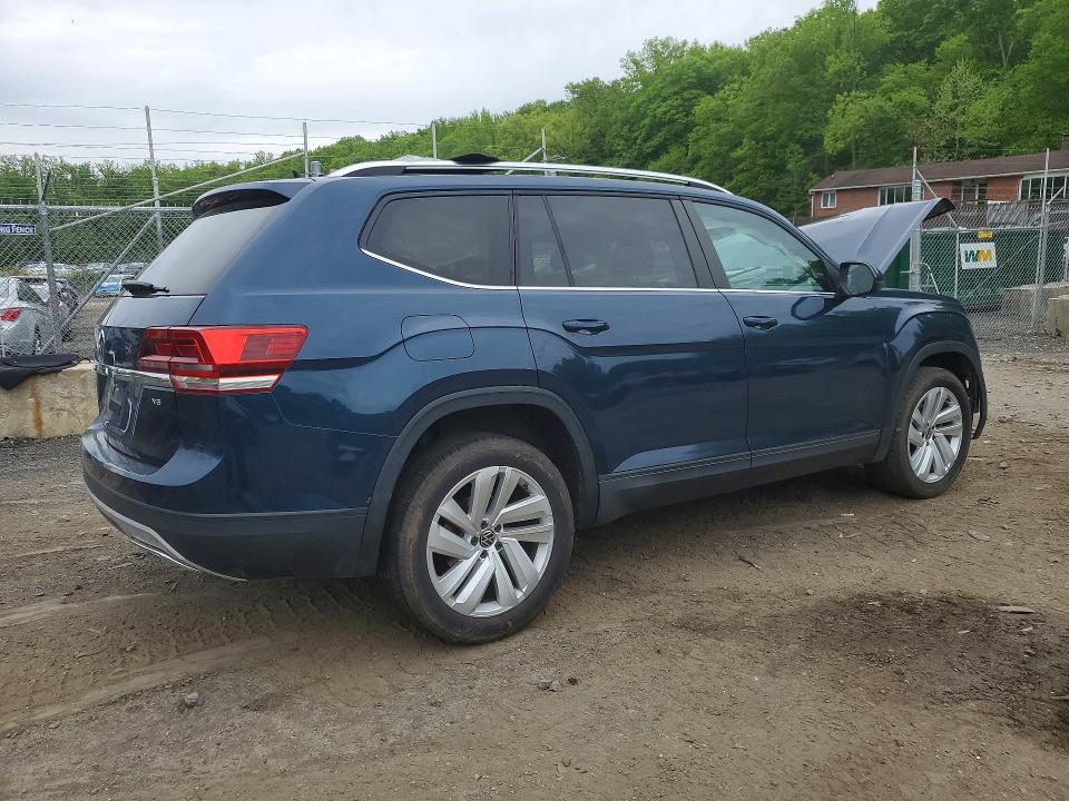 2018 Volkswagen Atlas VIN 1V2CR2CA6JC512685 COPART salvage auction — FRONT END, Md - Cert Of Salvage > 75% Damage, sold $2,650 on 2026-07-09 (photo 3)