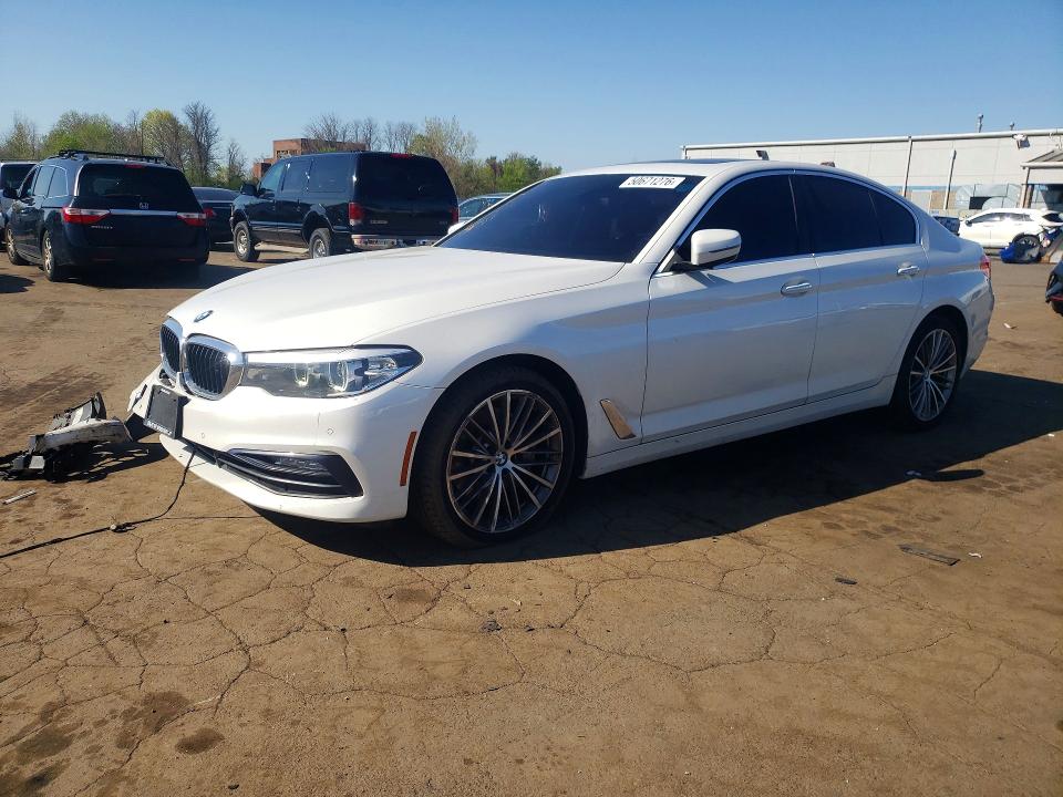 2018 BMW 5er VIN WBAJA7C56JWA72627 COPART salvage auction — FRONT END, Salvage Title, sold $4,600 on 2026-07-10 (photo 1)