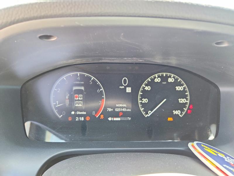 2025 Honda Hr-v VIN 3CZRZ2H55SM740078 COPART salvage auction — UNDERCARRIAGE, Salvage Title, sold $8,600 on 2026-08-07 (photo 9)