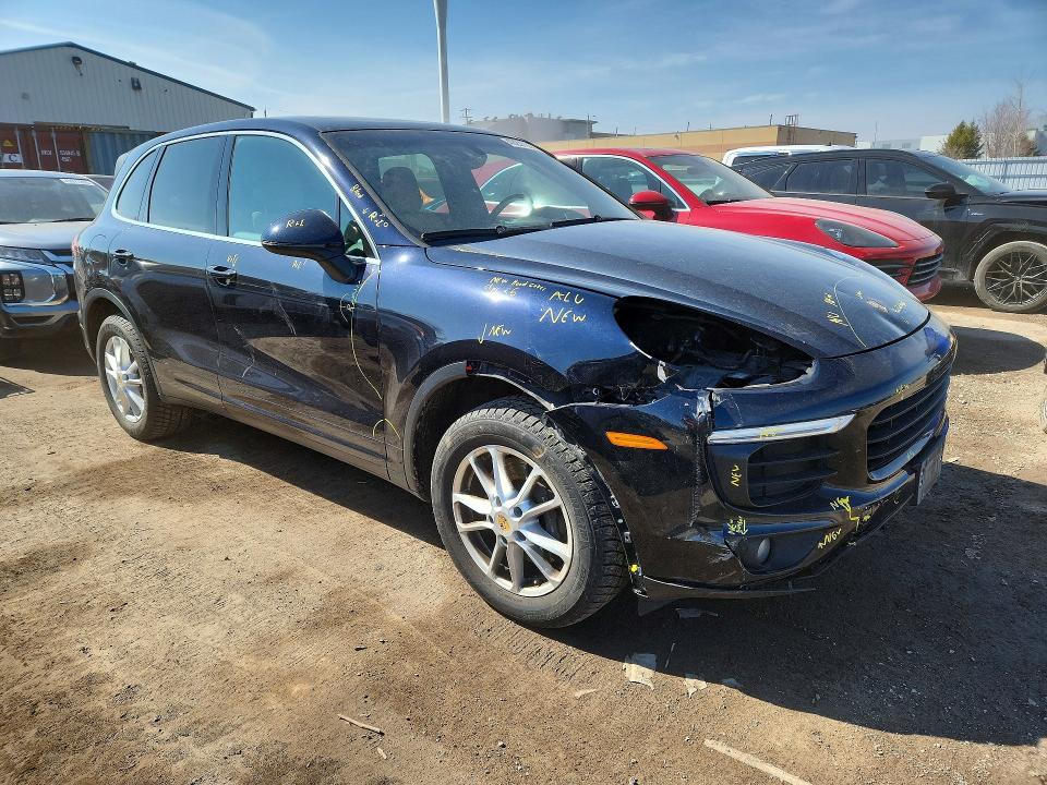 2016 Porsche Cayenne VIN WP1AA2A29GKA14943 COPART salvage auction — FRONT END, On - Permit Salvage, sold $6,700 on 2026-07-30 (photo 4)