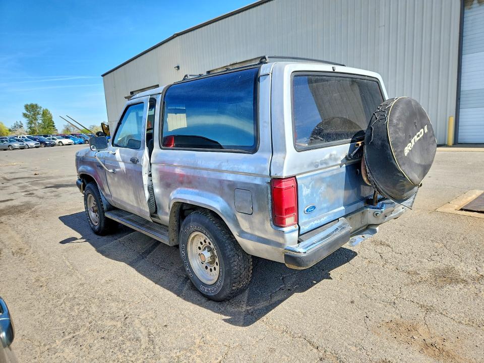 1989 Ford Bronco VIN 1FMCU14T5KUC50398 COPART salvage auction — REAR END, Or - Cert Of Title-Reconstructed, sold $650 on 2026-07-07 (photo 2)