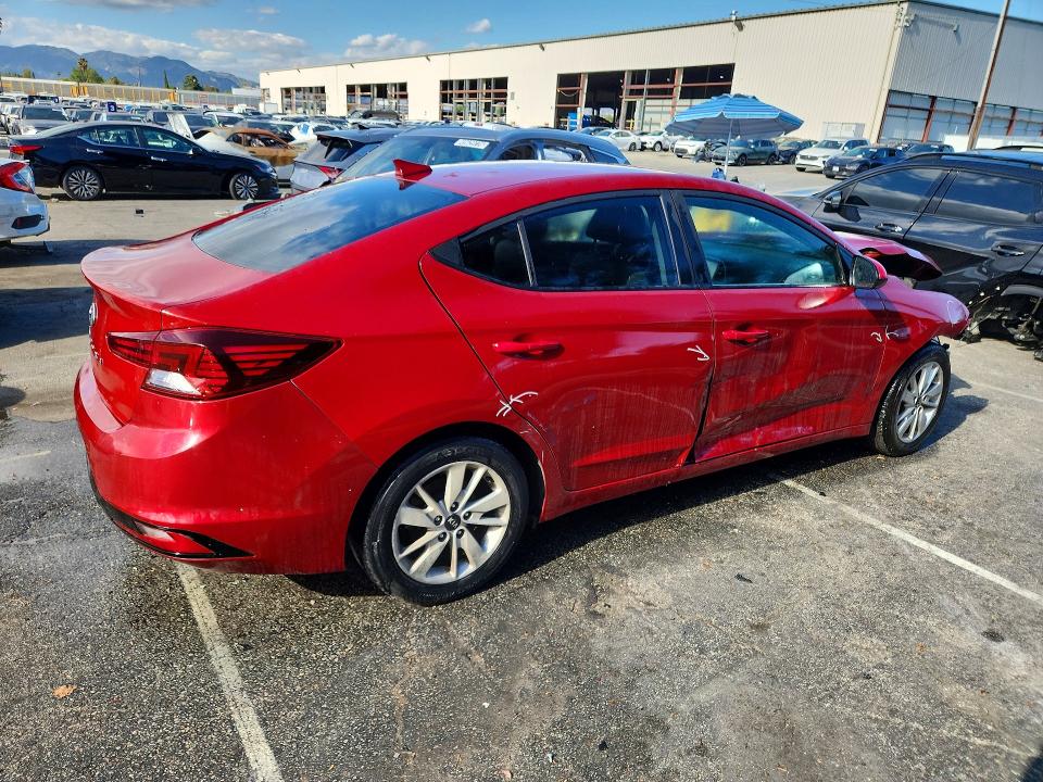 2019 Hyundai Elantra VIN KMHD84LF2KU745826 COPART salvage auction — FRONT END, CA - CERTIFICATE OF TITLE, sold $1,100 on 2026-07-02 (photo 3)