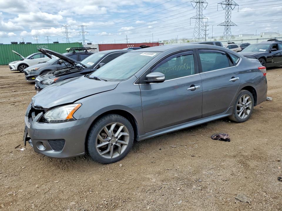 2015 Nissan Sentra VIN 3N1AB7AP4FY317915 COPART salvage auction — FRONT END, Il - Salvage Certificate, sold $425 on 2026-07-09 (photo 1)
