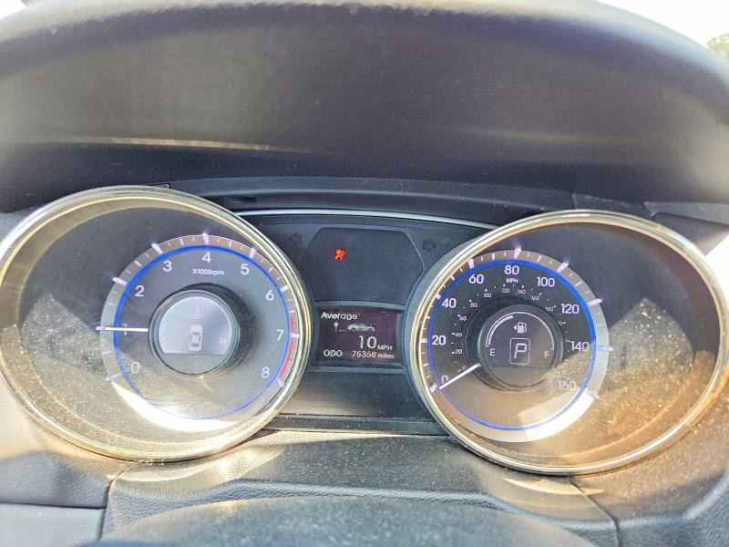 2012 Hyundai Sonata VIN 5NPEB4ACXCH502375 COPART salvage auction — FRONT END, Ca - Salvage Certificate, sold $875 on 2026-07-07 (photo 9)