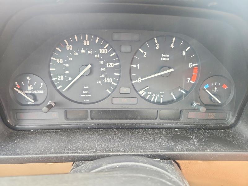 1989 BMW 5er VIN WBAHC2308KBE21554 COPART salvage auction — HAIL, Ky - Hail Salvage Brand, sold $1,150 on 2026-07-02 (photo 9)