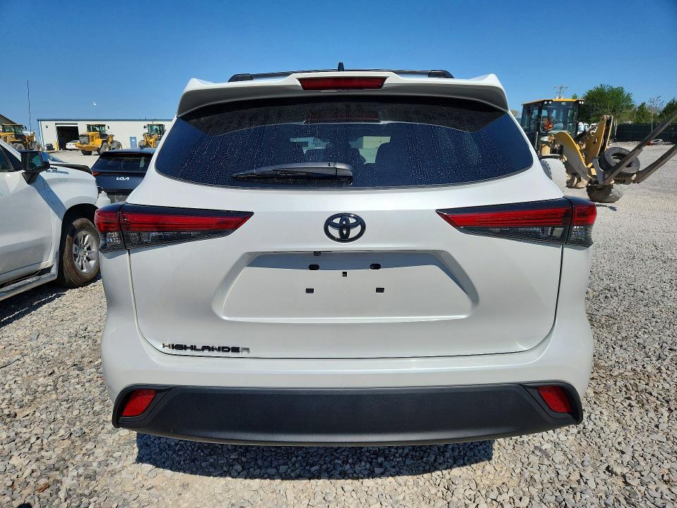 2023 Toyota Highlander VIN 5TDKDRAH6PS519826 COPART salvage auction — FRONT END, Tn - Salvage Certificate, sold $13,000 on 2026-07-02 (photo 6)